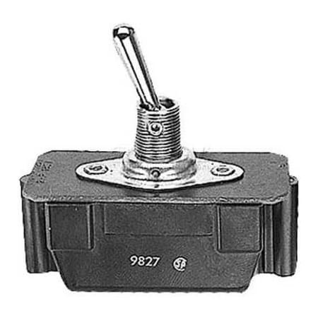 Toggle Switch, 250V, 20A, Black/Silver, For Alto-Shaam, SW-3040